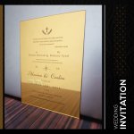 Acrylic Wedding Invitation