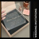 Acrylic Wedding Invitation