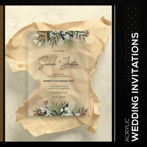 acrylic Wedding Invitations