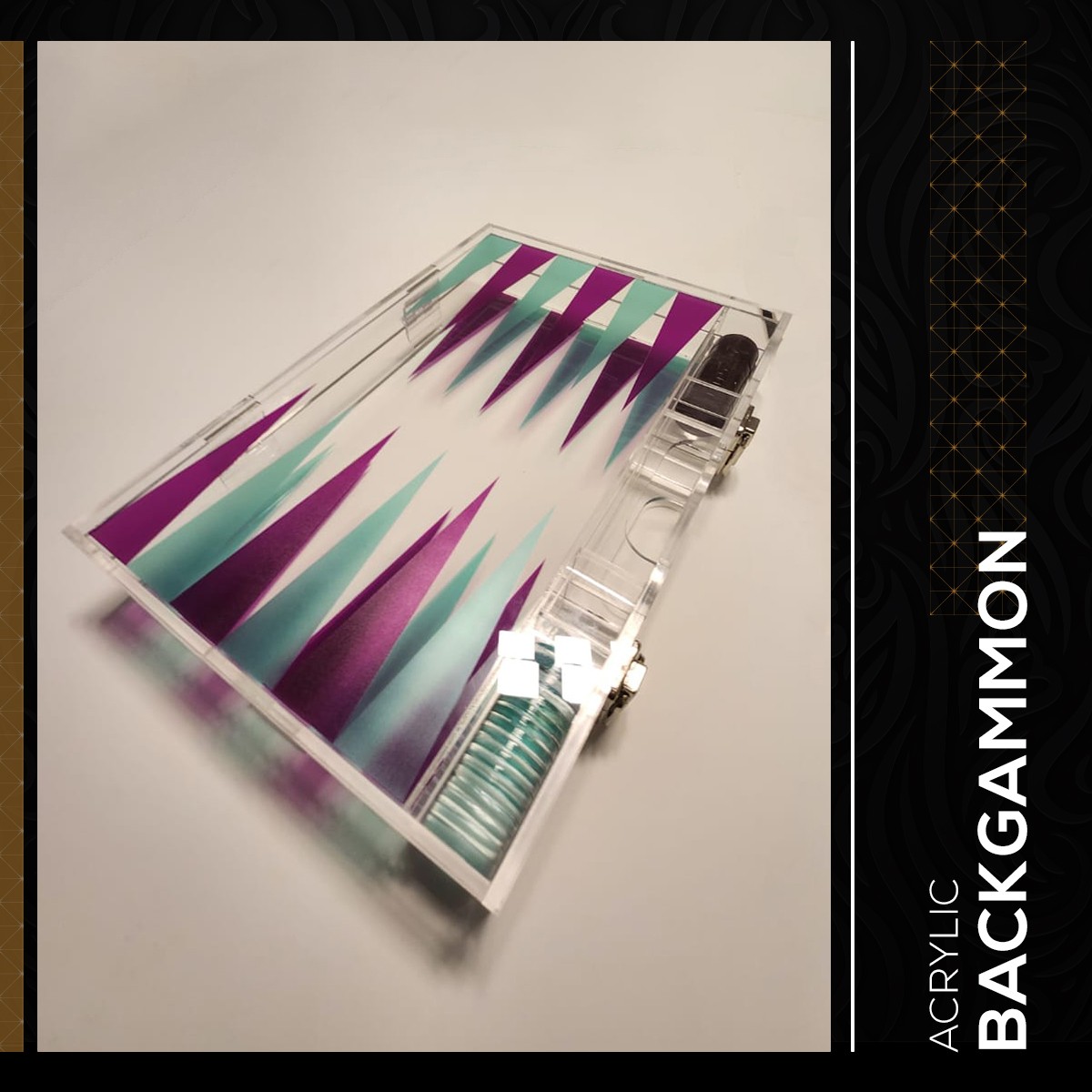 Acrylic Backgammon