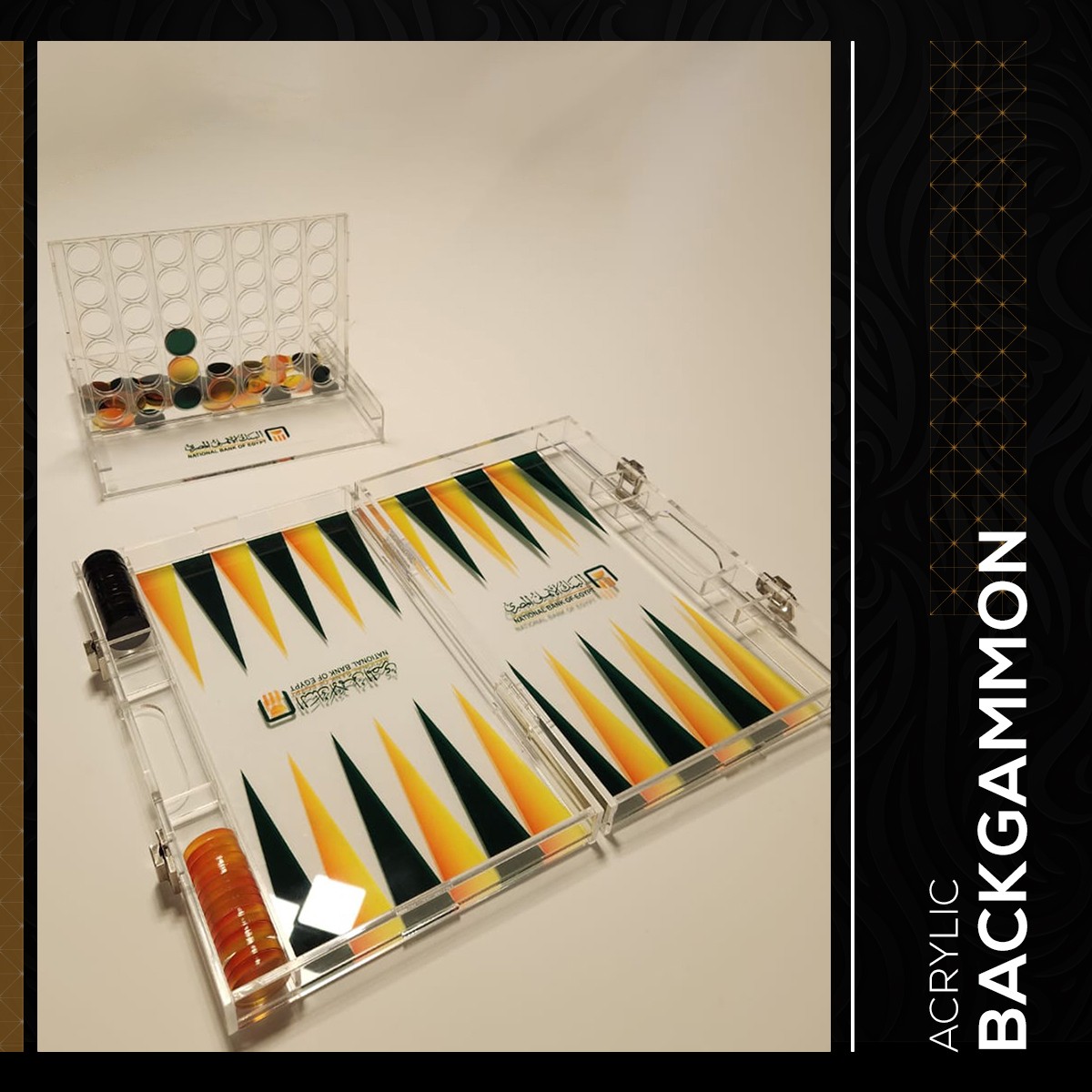 Acrylic Backgammon