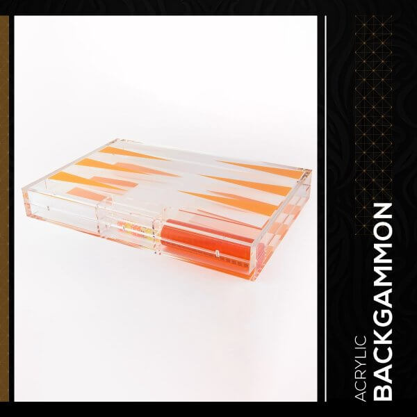 acrylic backgammon