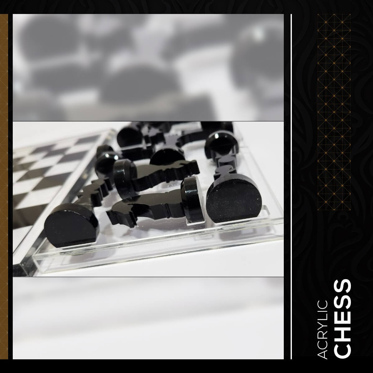 acrylic chess