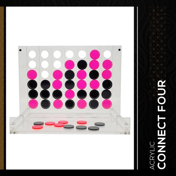 acrylic connect four game