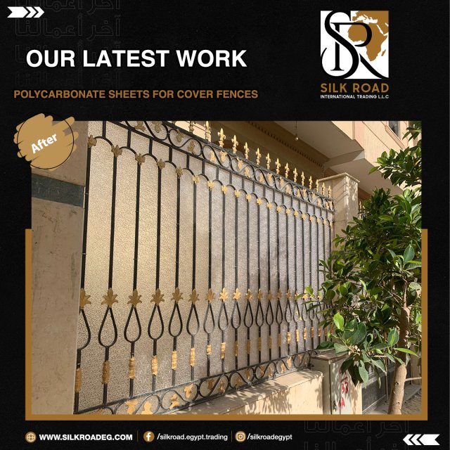 Polycarbonate Sheets For Cover Fences