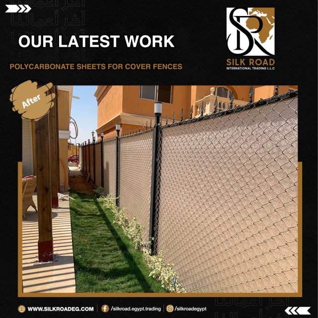 Polycarbonate Sheets For Cover Fences